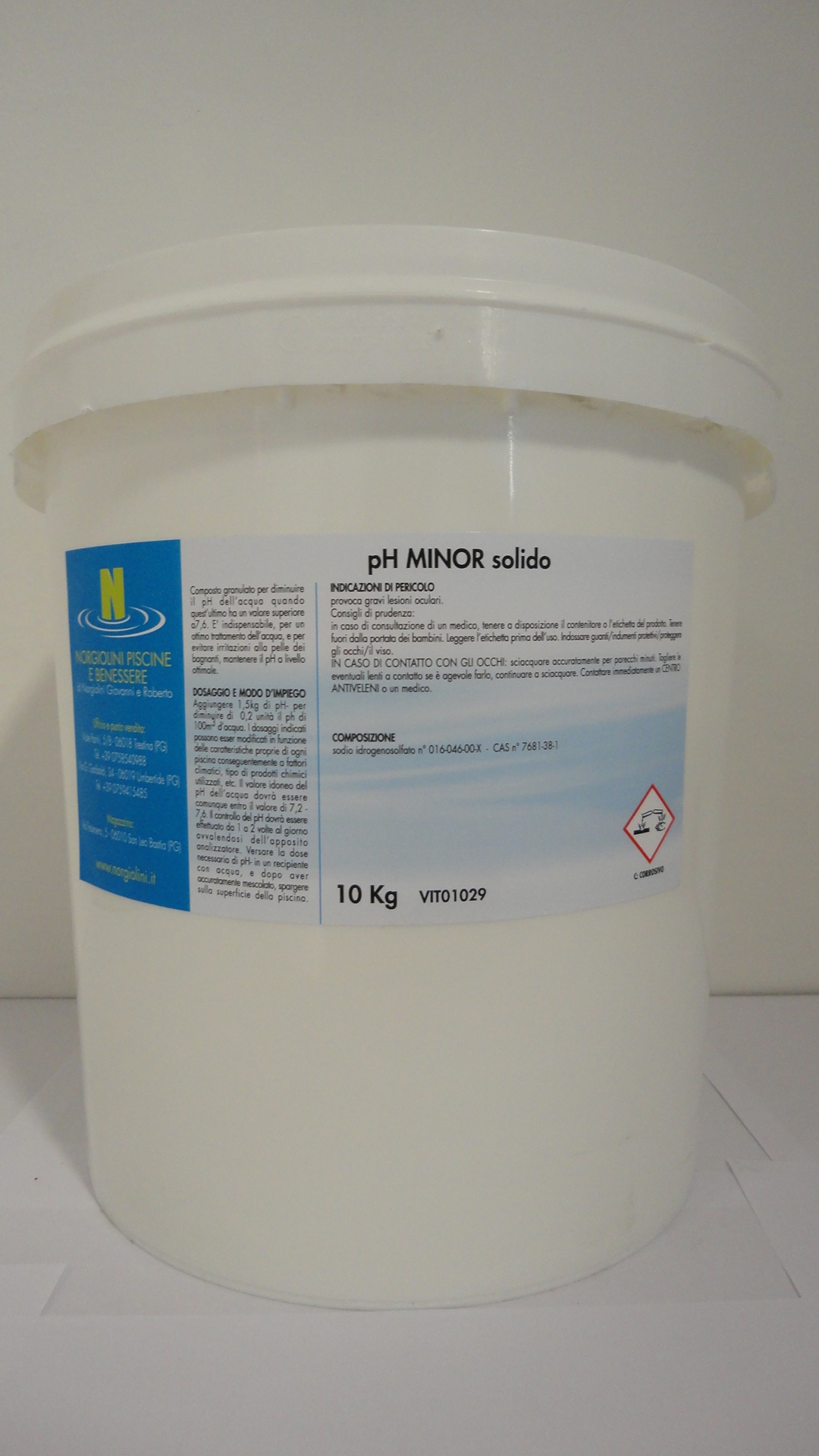 pH MINOR granulare - 5 kg